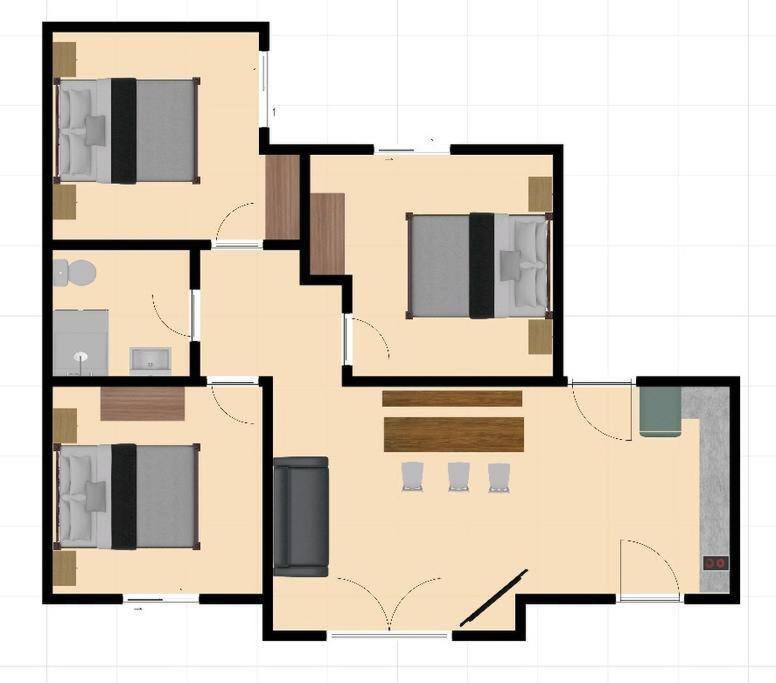 Orange Apartment Nikiti  Exteriör bild